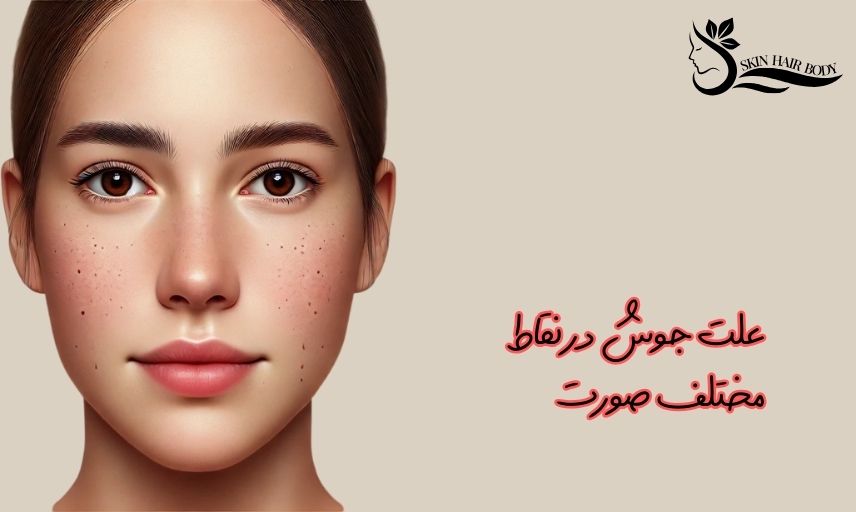 علت جوش در نقاط مختلف صورت