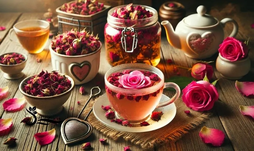 خواص گل محمدی خشک برای یبوست